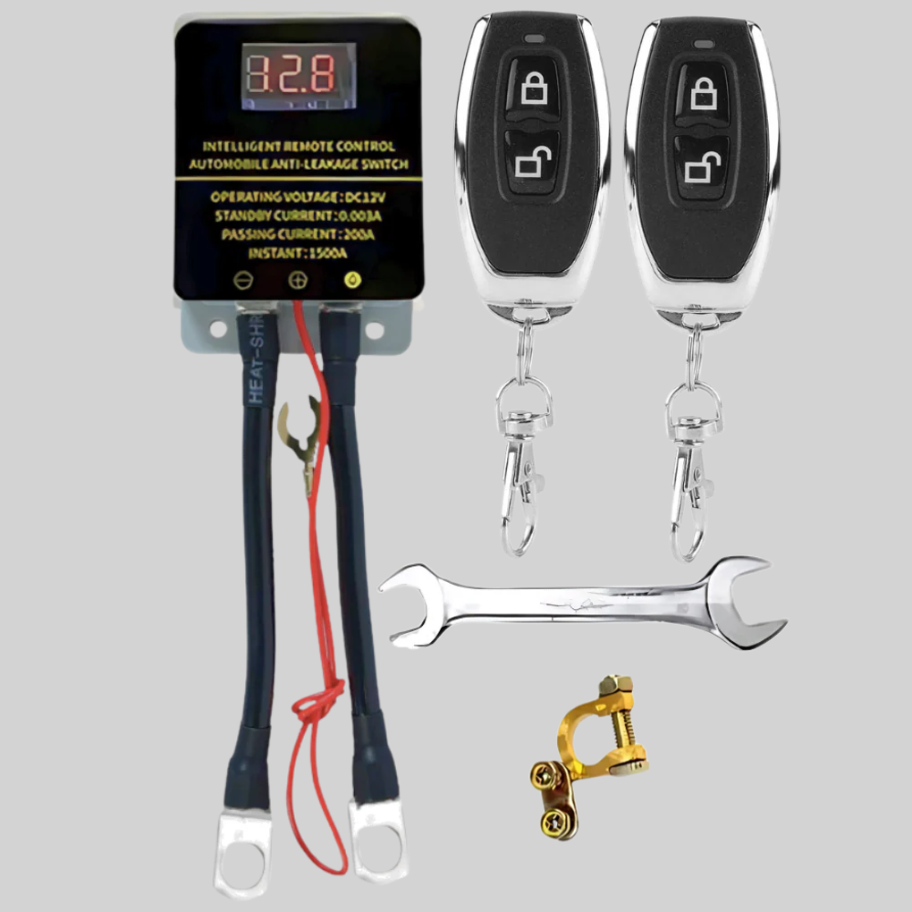 Wireless Battery Disconnect Switch | Remote Control & Compact Design for Vehicle Security 8