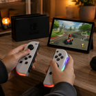 Switch Controller, Wireless Bluetooth Gamepad with Dual Vibration and RGB Light, Rechargeable Video Game Controller