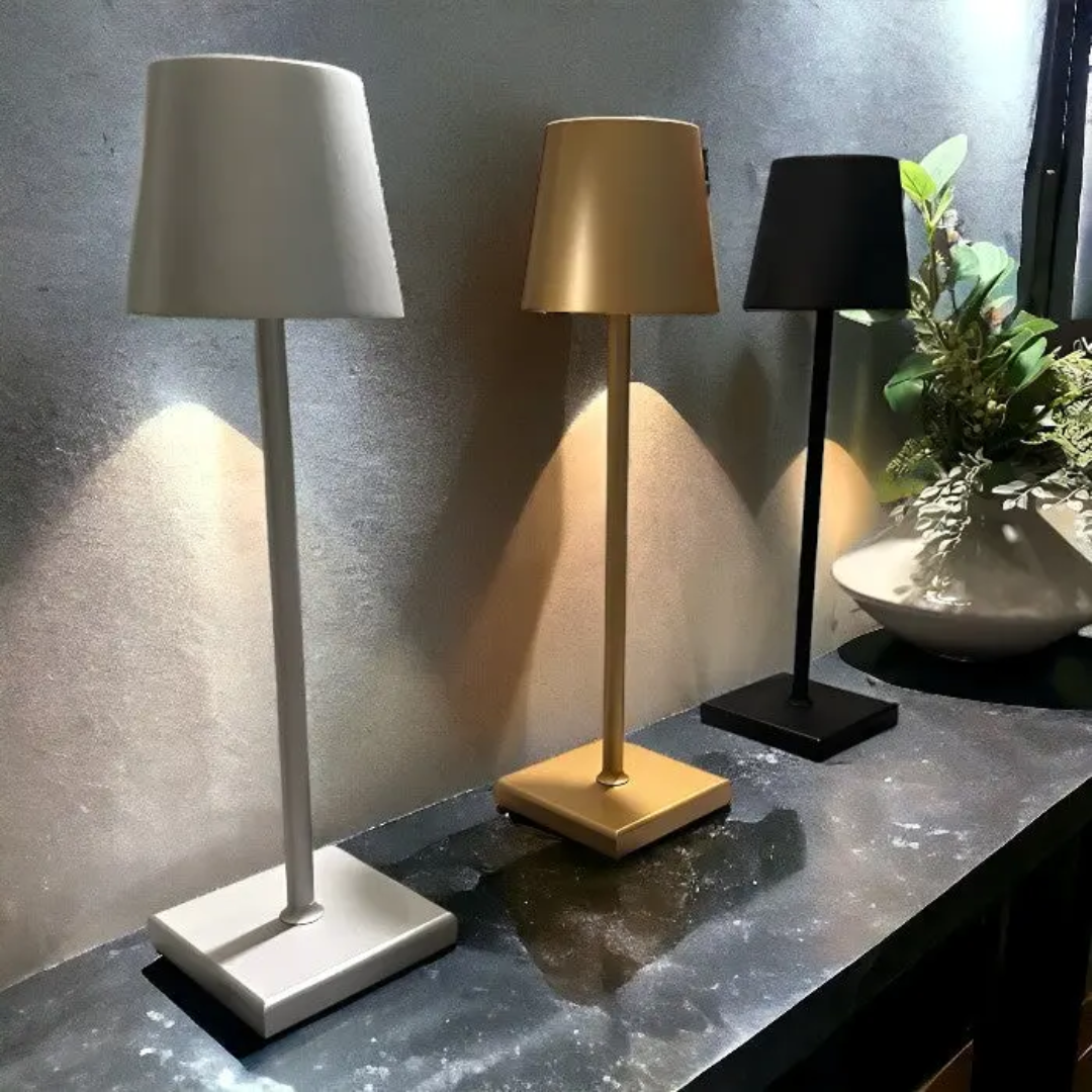 Wireless Rechargeable Table Lamp with Touch Control | Cordless Design for Indoor and Outdoor Stylish Lighting 3
