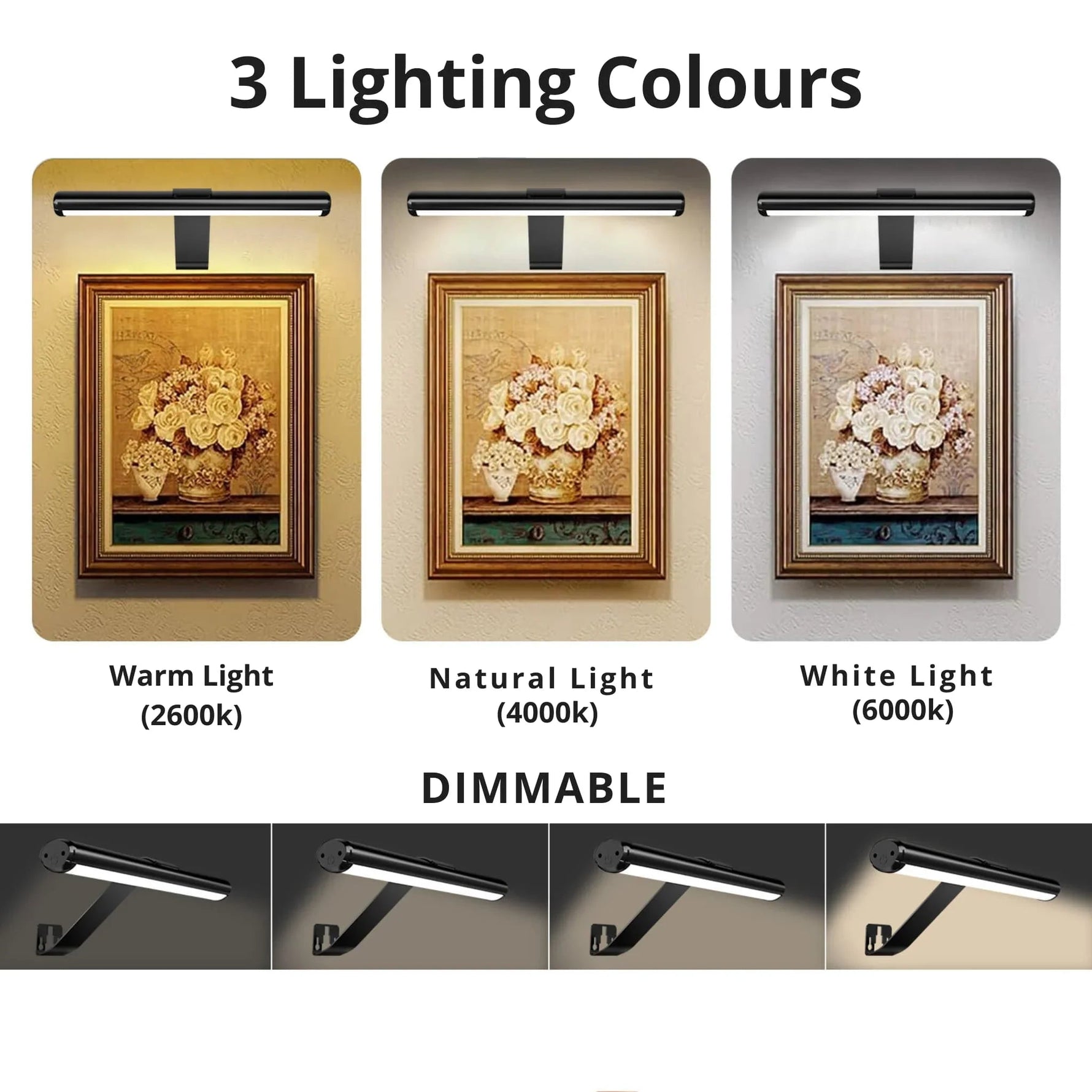 Wireless Rechargeable Wall Lamp with Motion Sensor & Touch Control | Elegant Illumination for Any Space 4