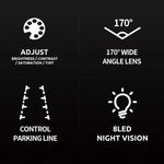 Wireless Reverse Camera System | 4.3-Inch Display with Night Vision | 170-Degree Viewing Angle for Safe Parking 2