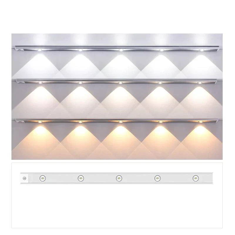Wireless Under Cabinet Lighting | Motion Sensor Puck Lights with Adjustable Color | Perfect Ambiance for Any Space 0