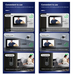 Wireless Video Doorbell with Intercom & HD Night Vision | 4.3 IPS Display for Enhanced Security 4
