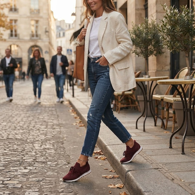 Women's Sneakers with Soft Insole, Comfortable Walking Shoes for Women for Everyday and Formal Wear