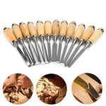 Wood Carving Kit | 12-Piece Tool Set with Ergonomic Handles | Precision Crafting for All Skill Levels 1