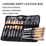 Wood Carving Kit | 12-Piece Tool Set with Ergonomic Handles | Precision Crafting for All Skill Levels 5