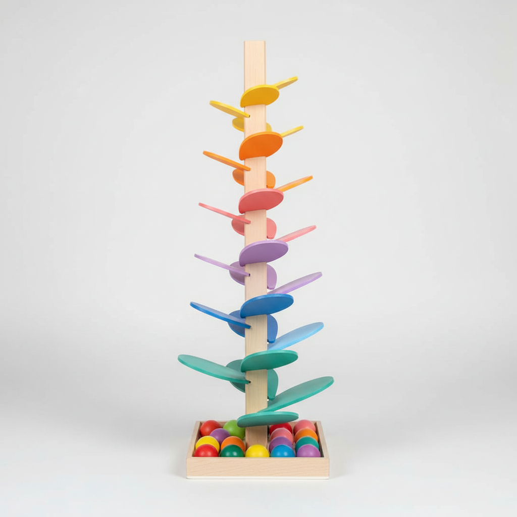 Wooden Toy Tower with Colorful Design & Eco-Friendly Materials | Engaging Play for Early Childhood Development 2