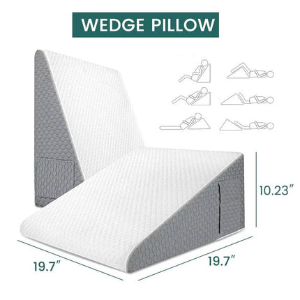 Wedge Pillow for Acid Reflux, Reading Pillow for Back and Leg Elevation – image 5