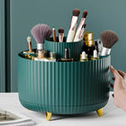 Rotating Makeup Organizer, 360 Cosmetic Organizer with 5 Compartments, Bathroom Organizer for Vanity and Counter