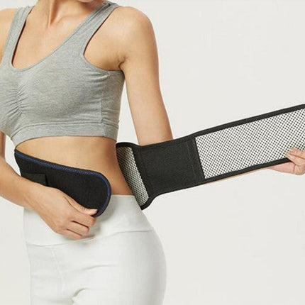 Back Support Belt Self Heating with 5 Magnets, Posture Corrector Belt with Adjustable Straps