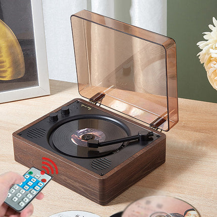 Retro CD Player with Speakers and USB, Side View – image 5