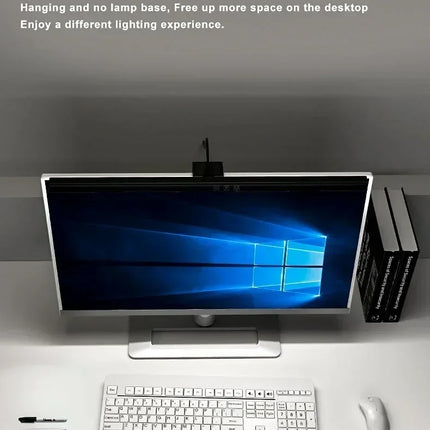 Monitor Light Bar, Adjustable Desk Light with 3 Color Temperatures for Office – image 5