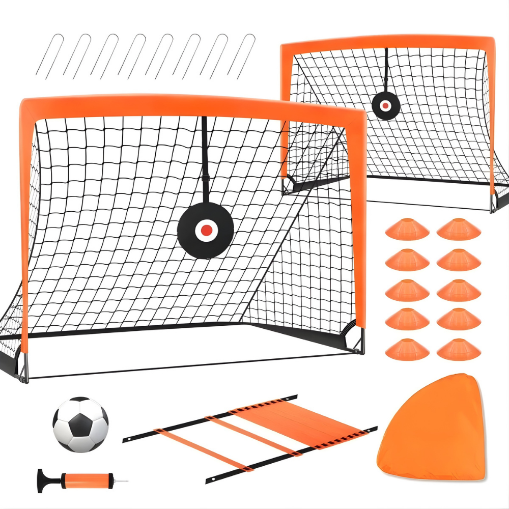 Youth Soccer Goal Set | Portable Design for Skill Development and Easy Transport 1