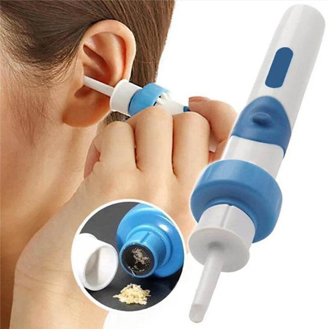 Ear Wax Remover, Electric Ear Cleaner with Vacuum Suction and Soft Silicone Head, Ear Wax Removal Tool for Home Use