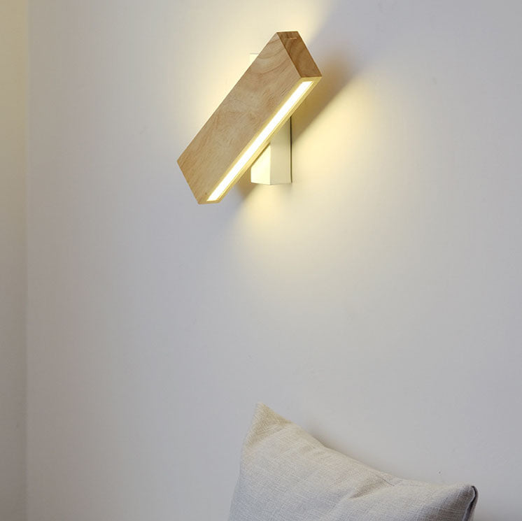 ZenithWood | Elegant Minimalist Rotatable LED Wall Sconce Light 0