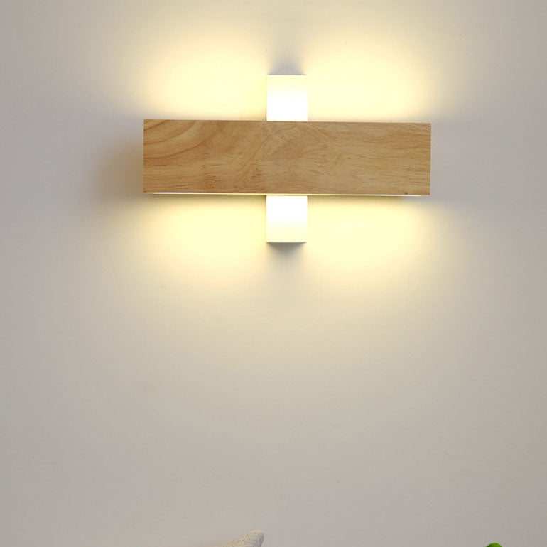 ZenithWood | Elegant Minimalist Rotatable LED Wall Sconce Light 4