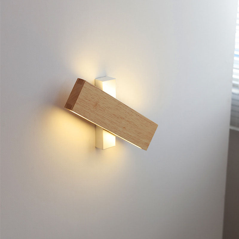 ZenithWood | Elegant Minimalist Rotatable LED Wall Sconce Light 6