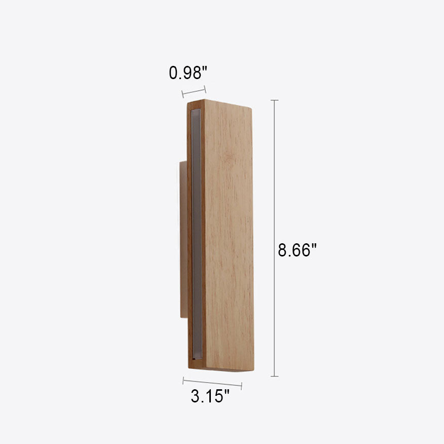 ZenithWood | Elegant Minimalist Rotatable LED Wall Sconce Light 8