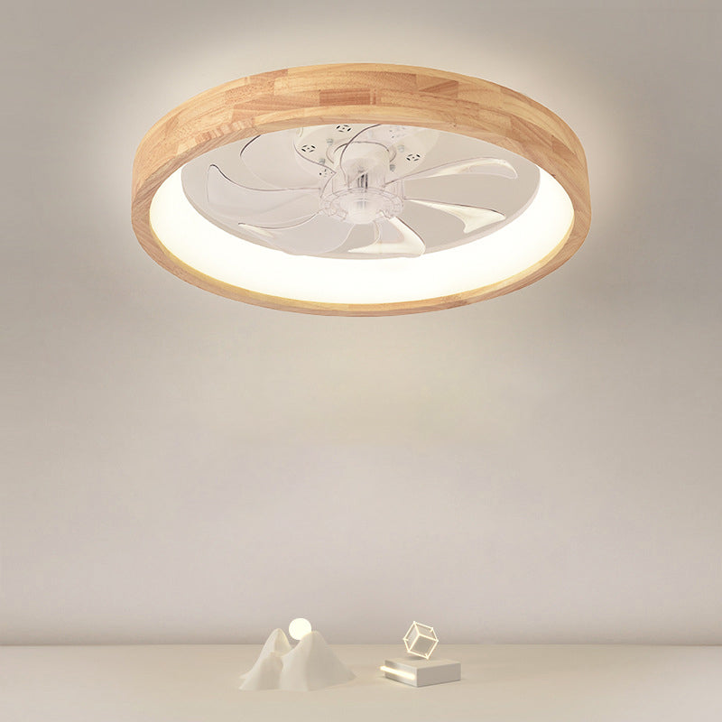 ZenithWood | Elegant Modern Japanese Ceiling Fan Light Fixture 0