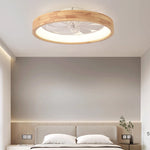 ZenithWood | Elegant Modern Japanese Ceiling Fan Light Fixture 4