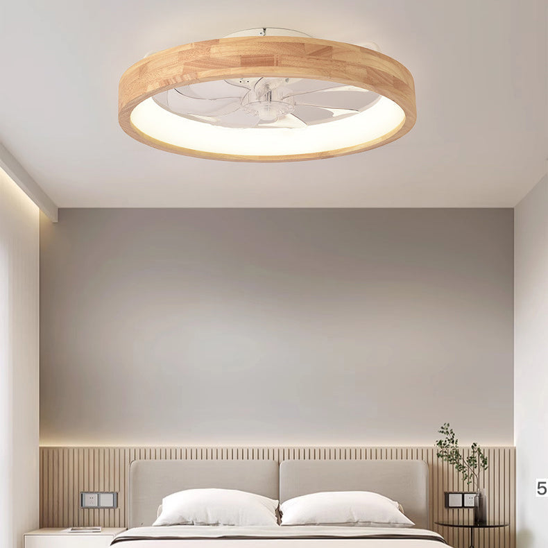 ZenithWood | Elegant Modern Japanese Ceiling Fan Light Fixture 4