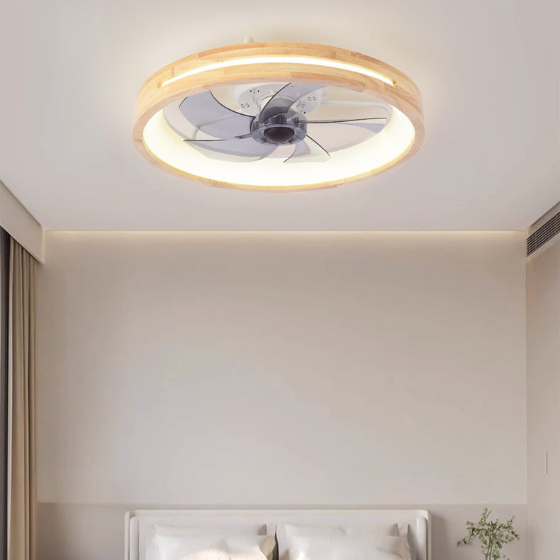 ZenithWood | Elegant Modern Japanese Ceiling Fan Light Fixture 5