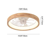 ZenithWood | Elegant Modern Japanese Ceiling Fan Light Fixture 6