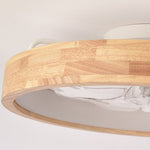 ZenithWood | Elegant Modern Japanese Ceiling Fan Light Fixture 8