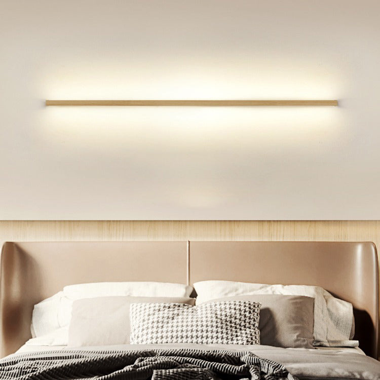 ZenithWood | Elegant Modern Solid Wood LED Wall Sconce Light 1