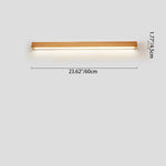 ZenithWood | Elegant Modern Solid Wood LED Wall Sconce Light 4