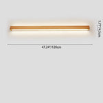 ZenithWood | Elegant Modern Solid Wood LED Wall Sconce Light 5