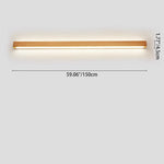 ZenithWood | Elegant Modern Solid Wood LED Wall Sconce Light 7