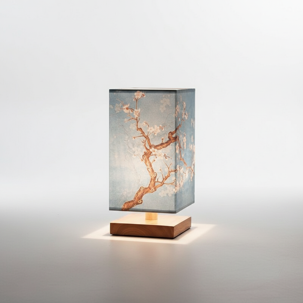 Zenora | Minimalist Table Lamp with Natural Materials | Warm Light for Tranquil Ambiance 0