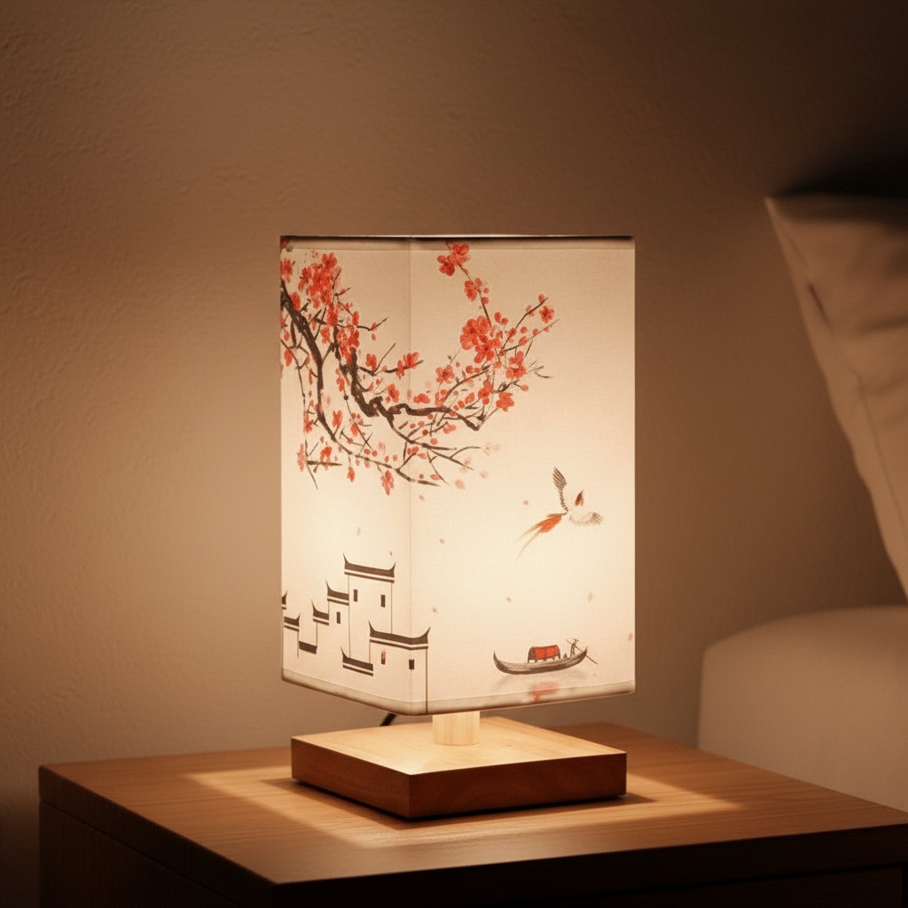 Zenora | Minimalist Table Lamp with Natural Materials | Warm Light for Tranquil Ambiance 1