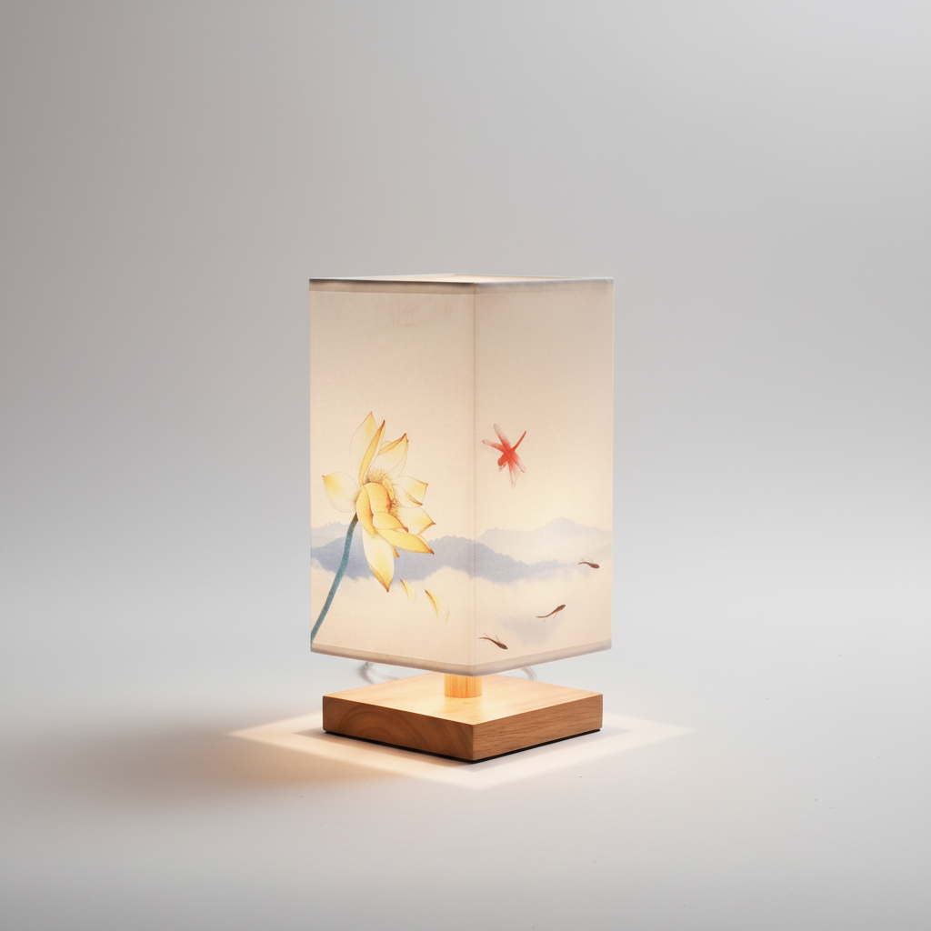 Zenora | Minimalist Table Lamp with Natural Materials | Warm Light for Tranquil Ambiance 6