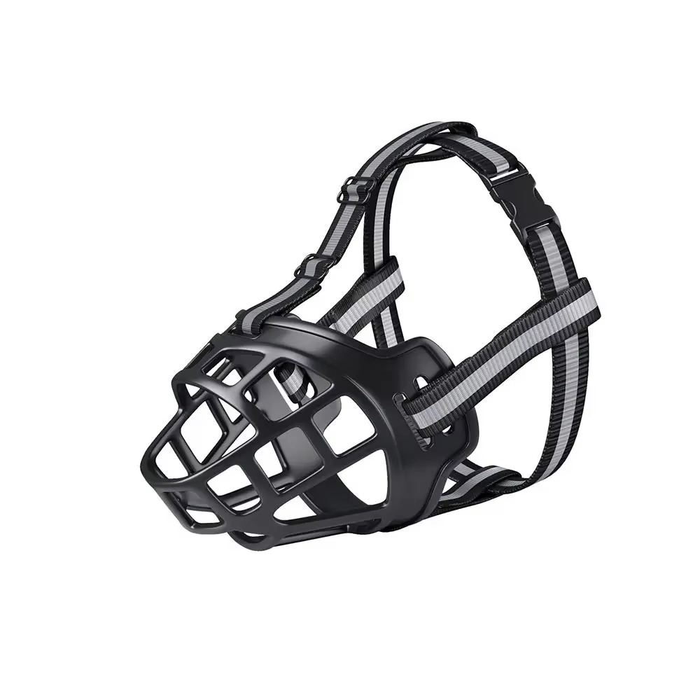 Zoolase | Reflective Dog Muzzle with Adjustable Strap | Breathable Design for Comfort and Safety 0