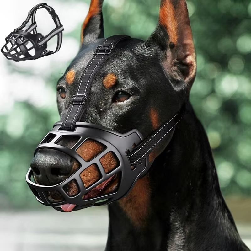 Zoolase | Reflective Dog Muzzle with Adjustable Strap | Breathable Design for Comfort and Safety 4