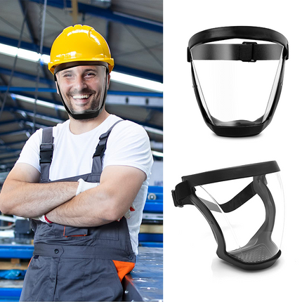Face Shield, Clear Polycarbonate Face Shield and Reusable Protective Visor – image 5