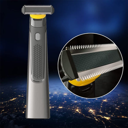 Cordless Electric Shaver, Beard Trimmer with LED Light