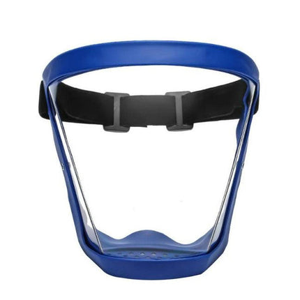 Full Face Mask with Anti Fog Visor, Protective Face Mask with Activated Carbon Filter, Anti Fog Mask with Chin Guard