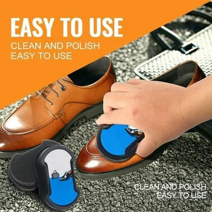 Shoe Polisher Dual Sponge, Quick Shine Shoe Polish Sponge for Bags and Car – image 5