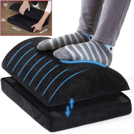 Under Desk Foot Rest, Office Foot Rest Pillow and Leg Rest for Travel
