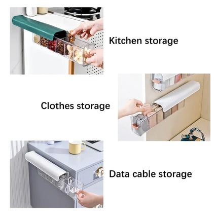 Closet Organizer for Underwear, Wall Mounted Closet Storage Box with Lid – image 5