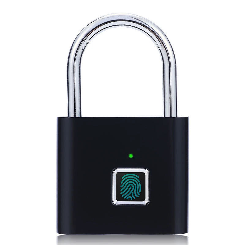 Tuzwa Fingerprint Padlock – Smart Biometric Keyless Lock with App Control, 10-Fingerprint Memory, 0.5-Second Unlock & Rechargeable Battery