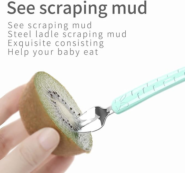 Infant Spoons, Double Head Silicone Spoons for Baby Feeding