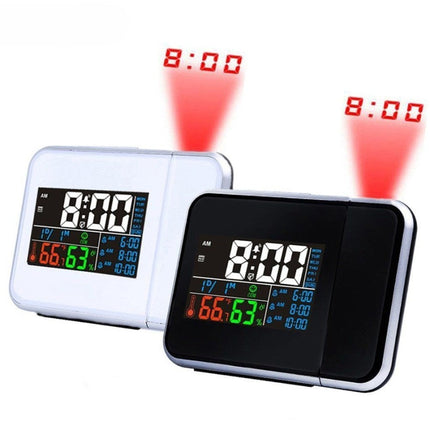 Projection Alarm Clock for Bedroom, 360 Degree Projection – image 9