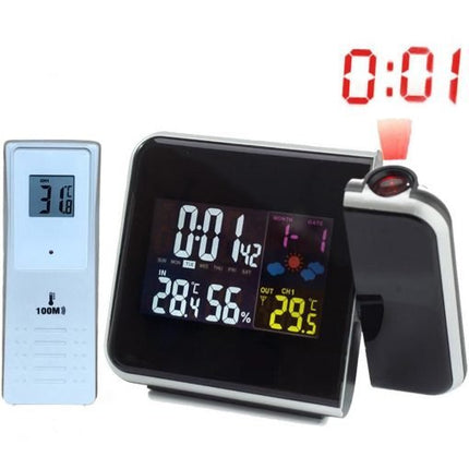 Projection Alarm Clock for Bedroom, LED Backlight – image 8