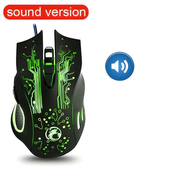 Computer Mouse for Gaming, Wired Gaming Mouse with RGB Lights