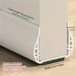 Tuzwa Adjustable Door Draft Stopper – 93cm Under Door Draft Blocker, Noise & Dust Insulation with Foam Filling