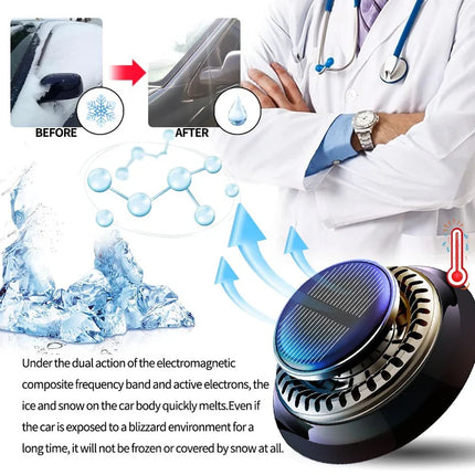 Compact In Vehicle Car Snow Removal Device for Cold Weather Driving
